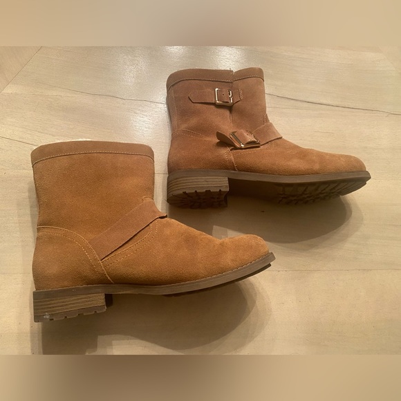 Bjorndal “Vail"  Tan Suede Leather Faux Fur Boots | Size 10 - Picture 2 of 7